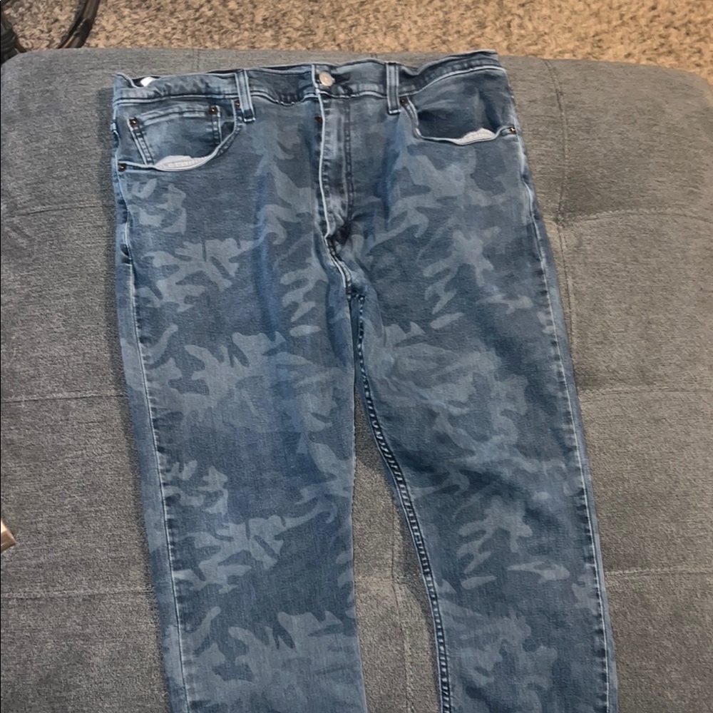 Men's Levi’s Blue Camouflage Jeans
